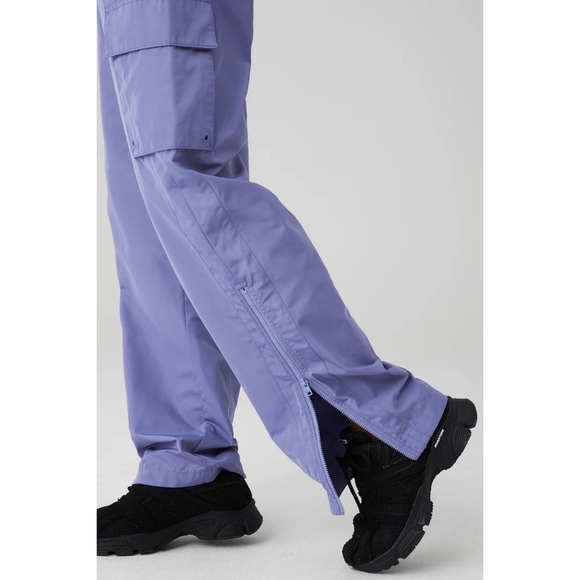 Alo Yoga International Wide Leg City Pant Infinity Blue S - Picture 2 of 13